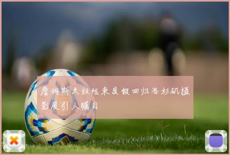 詹姆斯夫妇结束度假回归洛杉矶摄影展引人瞩目